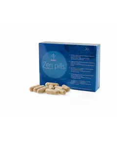 500 Cosmetics Zen Pills L-Tryptophan Magnesium Stearate Hops Passiflora L-Theanine Vitamin B6 & Vitamin B1 Control Anxiety & Stress Kapseln 30 kapseln