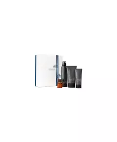 Set Rituals: L'Essentiel Eau De Parfum For Men 50 ml + Homme Caffeine Hair Shampoo For Strengthening 70 ml + Homme Charcoal Eliminates Impurities Cleansing Scrub For Face 125 g + Homme Invigorating Shower Mousse, 50 ml
