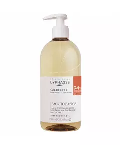 Byphasse Back To Basics Gel douche Pour peau sèche, 750 ml