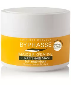 Byphasse Keratine Liquide Kératine Masque crème pour traitement des cheveux Réparation, 250 ml