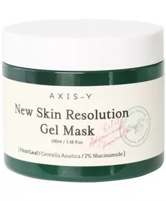 Axis-Y New Skin Resolution Aufhellung Gelmaske Für das Gesicht, 100 ml