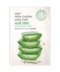 Mijin Skin Planet Aloe Vera Feuchtigkeitsspendend Beruhigend Gesichtsmaske Für das Gesicht, 25 ml