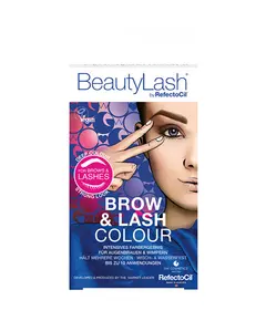 Refectocil BEAUTYLASH BROW & LASH COLOUR kit de teinture pour sourcils et cils #Noir 1 unité, 7 ml
