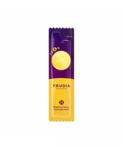 Frudia Delivered From Fruit Heidelbeere und Honig Hydratisierend Nacht Crememaske Für das Gesicht, 5 ml