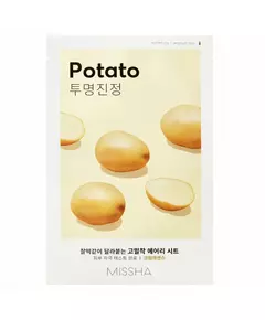 Missha Airy Fit Potato Masque facial Pour le visage, 19 g