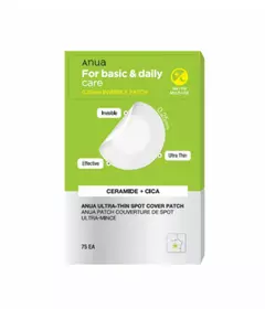 Anua Ultra-Thin Beseitigt Unreinheiten Lokaler Behandlungspflaster Für das Gesicht 75 stk, 75 Stück