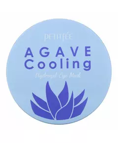 Petitfee Agave Cooling Hydrogel Revitalisierung Tag & Nacht Augenklappe 60 stk, 60 Stück