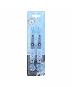 Duo Set Epl Manchester City Zahnbürste Blau 2 stk, 2 Stück