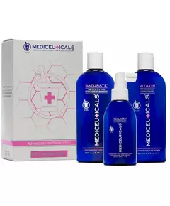 Mediceuticals Advanced Hair Restoration Technology For Women Kit Dry: Sättigen 250ml + Cellagen 125ml + Vitatin 250ml