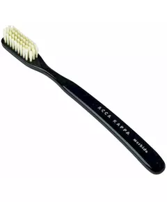 Acca Kappa Brosse à dents Vintage avec poils en nylon doux Noir