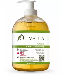 Olivella Classic savon visage et corps 500ml