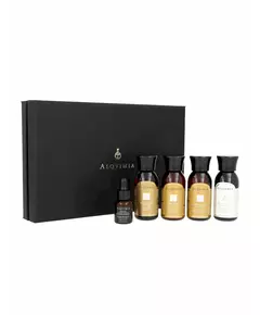 Alqvimia Supreme Beauty & Spa Experience calm kit: huile corporelle anti-stress 30ml + élixir corporel anti-stress 30ml + bain et gel douche anti-stress 30ml + gommage corporel naturellement pur 30ml