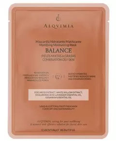 Alqvimia Essentially Beautiful Balance masque visage 1 pc