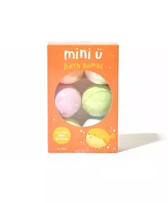 Bombe de bain Mini-U au beurre de karité 6x50g