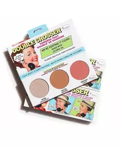 TheBalm Double Crosser Highlighter, Bronzer & Blush Palette 1 Stk.