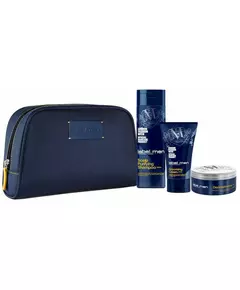 Kit de toilettage pour hommes Label.M : Shampooing purifiant pour le cuir chevelu 250 ml + Crème de soin 150 ml + Déconstructeur 50 ml