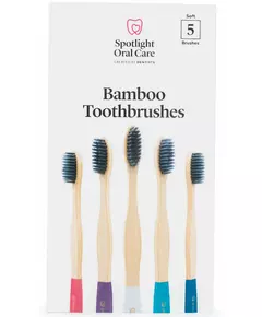 Spotlight Oral Care 5 brosses à dents en bambou