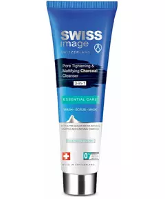 Swiss Image Pore Tightening & Mattifying Charcoal cleanser 75ml