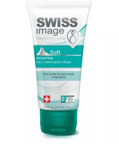 Swiss Image Crème hydratante douce pour le visage, les mains et le corps 75ml