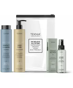 Lakme Teknia Sport Ritual Packung: Shampoo 300 ml + Spülung 300 ml + Balance Öl 100 ml