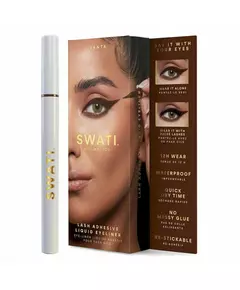 Swati Lash Adhesive Eyeliner liquide Vanta Brown