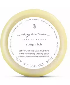 Ayuna Savon crémeux ultra-nourrissant riche 80g