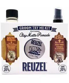 Kit de toilettage Reuzel Try Reuzel - Clay Matte