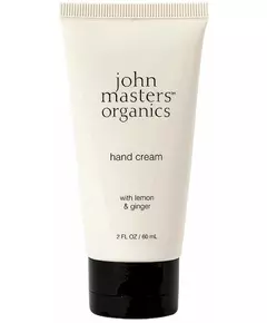 John Masters Organics Crème pour les mains au citron et au gingembre 60 ml