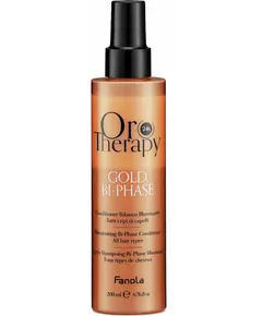 Après-shampoing Bi-Phase Fanola Oro Therapy Gold 200ml