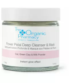 The Organic Pharmacy Blütenblätter Tiefenreinigung & Peelingmaske 60 g