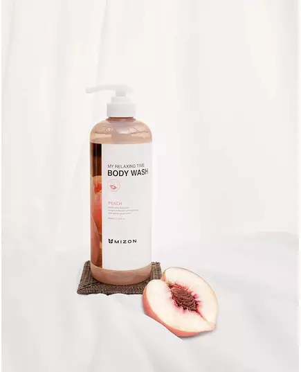 Mizon My Relaxing Time Body Wash Lovely Peach 800ml, Bild 2