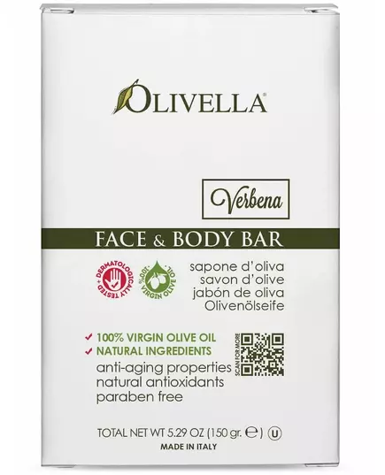 Olivella Verbena bar pour le visage et le corps 150g, image 2