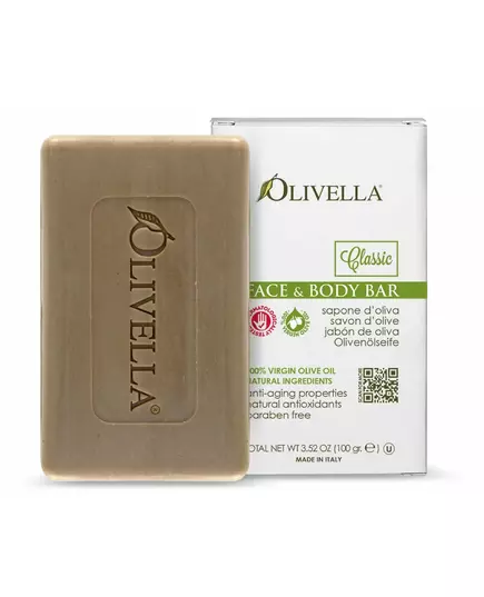 Olivella Classic Bar für Gesicht und Körper 100g