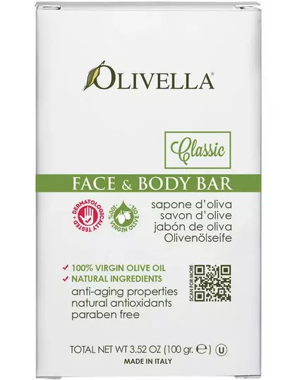 Olivella Classic Bar für Gesicht und Körper 100g, Bild 2