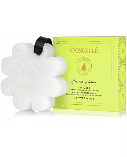 Spongelle Boxed White Flower Kokosnuss-Eisenkraut 1pc