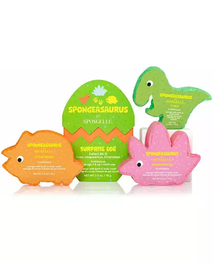 Spongelle Schwammtiere Spongeasaurus Kollektion Triceratops 1pc