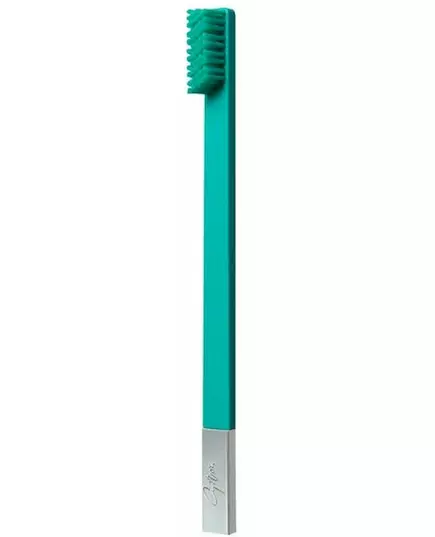 Brosse à dents Apriori Slim Medium Bleu Turquoise Argent