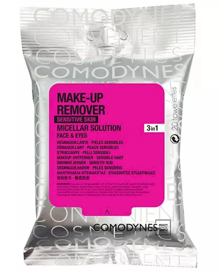 Comodynes Micellar Solution lingettes démaquillantes 20pcs