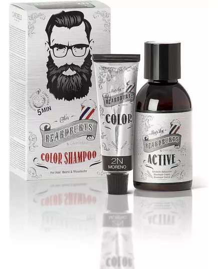 Beardburys Color shampooing 2n Noir