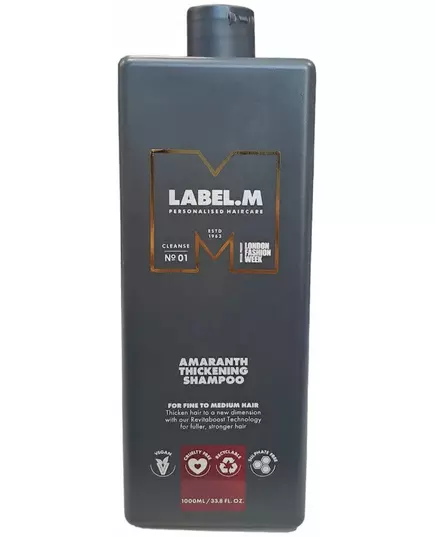 Label.m Professional Shampooing épaississant à l'amarante 1000 ml