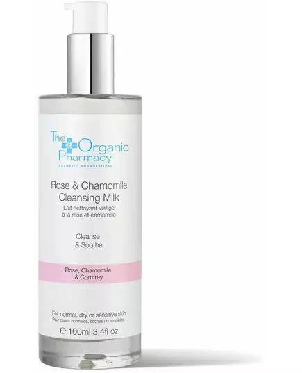 The Organic Pharmacy Lait démaquillant à la rose et à la camomille 100ml