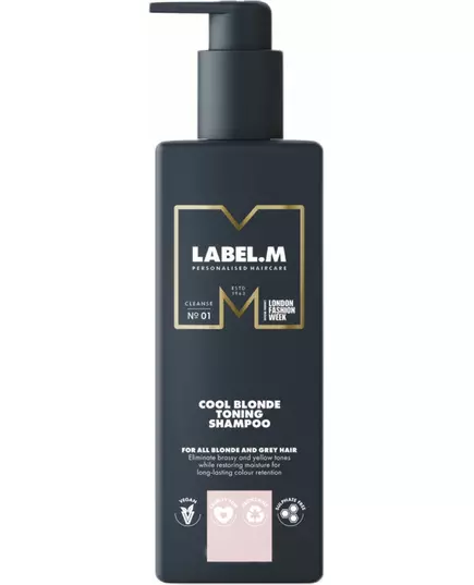 Label.M Cool Blonde Shampooing Pour la neutralisation des tons jaunes, 1000 ml