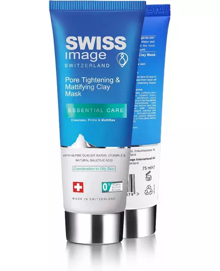 Masque à l'argile Swiss Image Pore Tightening & Mattifying 75ml, image 2