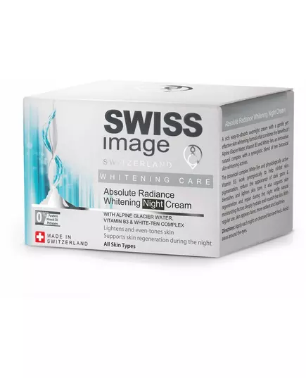 Crème de nuit Swiss Image Absolute Radiance Whitening 50ml, image 2