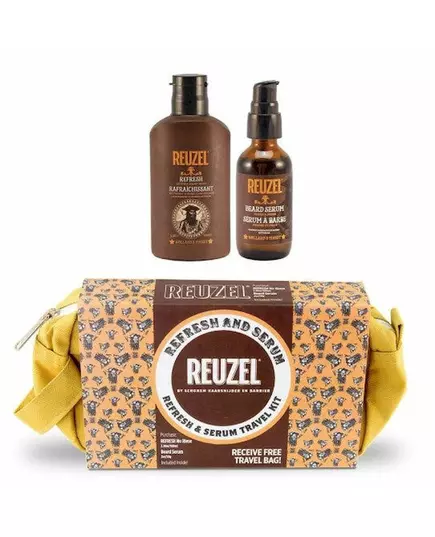 Reuzel Try Reuzel Beard kit - Refresh 100 ml + Bartserum 50 g + Reisetasche, Bild 2