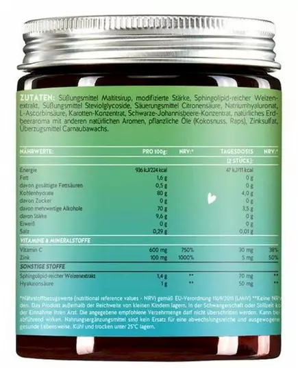 Bears With Benefits Hey Flawless Youth Vitamine Ceramide & Hyaluron Sugarfree 60 pcs 150 g, image 2