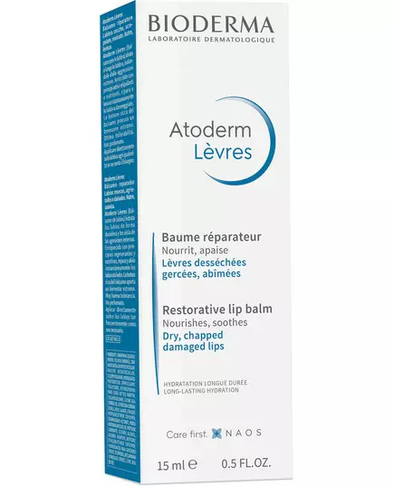 Bioderma Atoderm Baume à lèvres réparateur 15ml, image 2