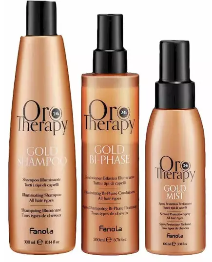 Après-shampoing Bi-Phase Fanola Oro Therapy Gold 200ml, image 2