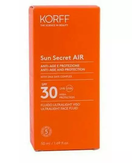 Korff Sun Secret SPF30 Air Fluido Viso 50 ml, Bild 2