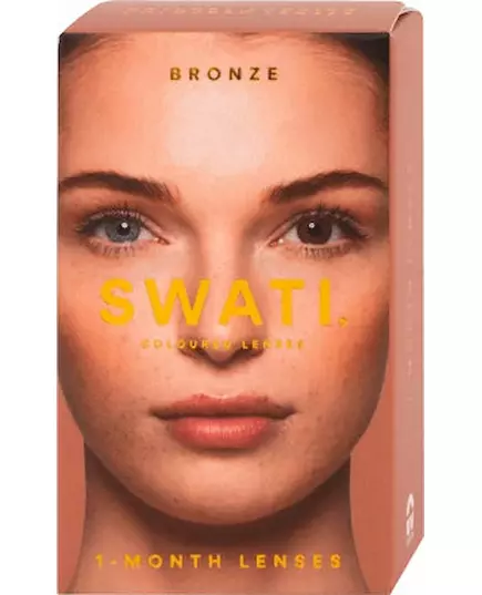 Swati Coloured 1-Month Lenses Bronze 1 Pair, image 3